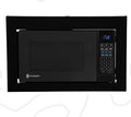 Black InVision RV Microwave 300-2200 with Trim Kit - Front View | United RV Parts