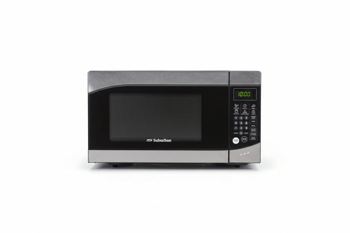 Stainless Steel InVision RV Microwave 3056AST - Front View | United RV Parts