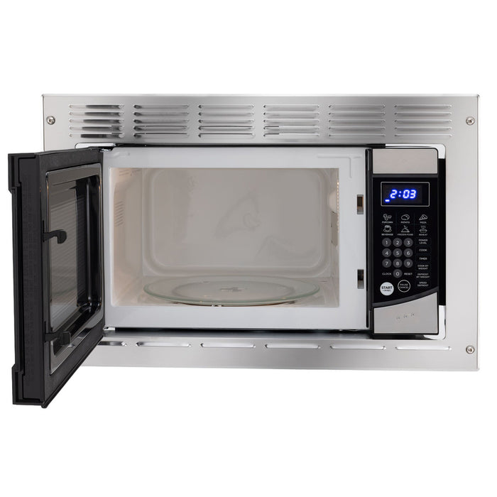 InVision RV Microwave 3056AST - Open Door Interior View | United RV Parts