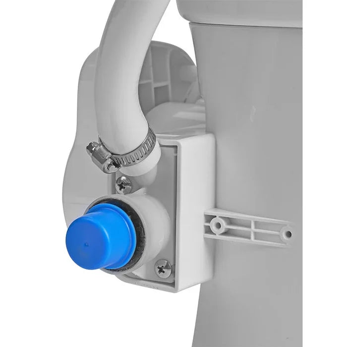 InVision Voyager RV Toilet Water Connection Detail with Blue Cap | United RV Parts