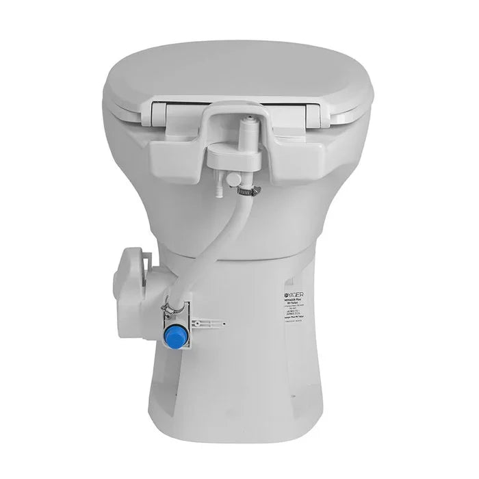 InVision Voyager RV Toilet Residential-Height Base - Back View | United RV Parts