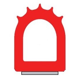 RV Slide Out D Seal - Front Profile View | United RV Parts