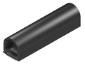 Black Rubber RV Slide Out Seal Single Bulb - 3D Isometric View | United RV Parts