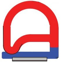 Jaeger Flip'N Seal Single Bulb RV Slide Out Seal - Cross-Section Profile Detail | United RV Parts