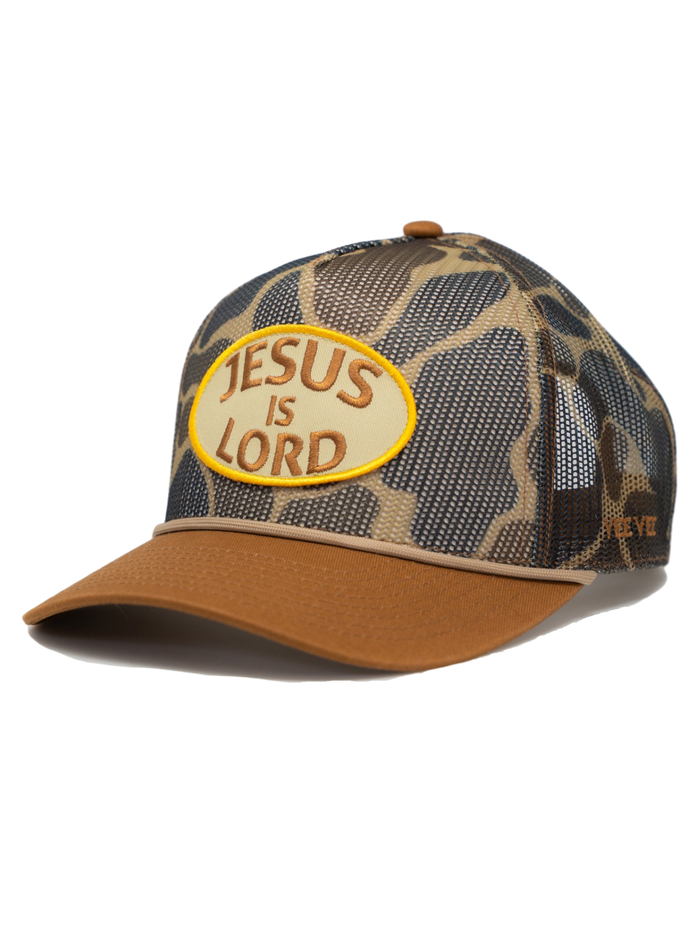 Jesus Is Lord All Mesh Camo Hat | Yee Yee Apparel