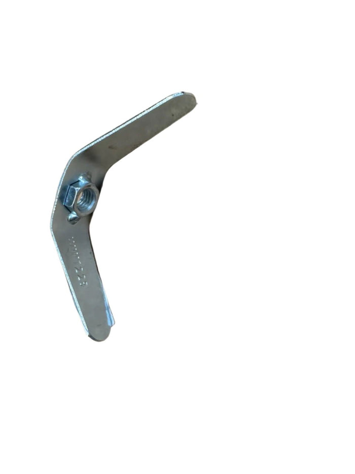 Chrome Metal LP Tank Wing Nut - Angled View | United RV Parts