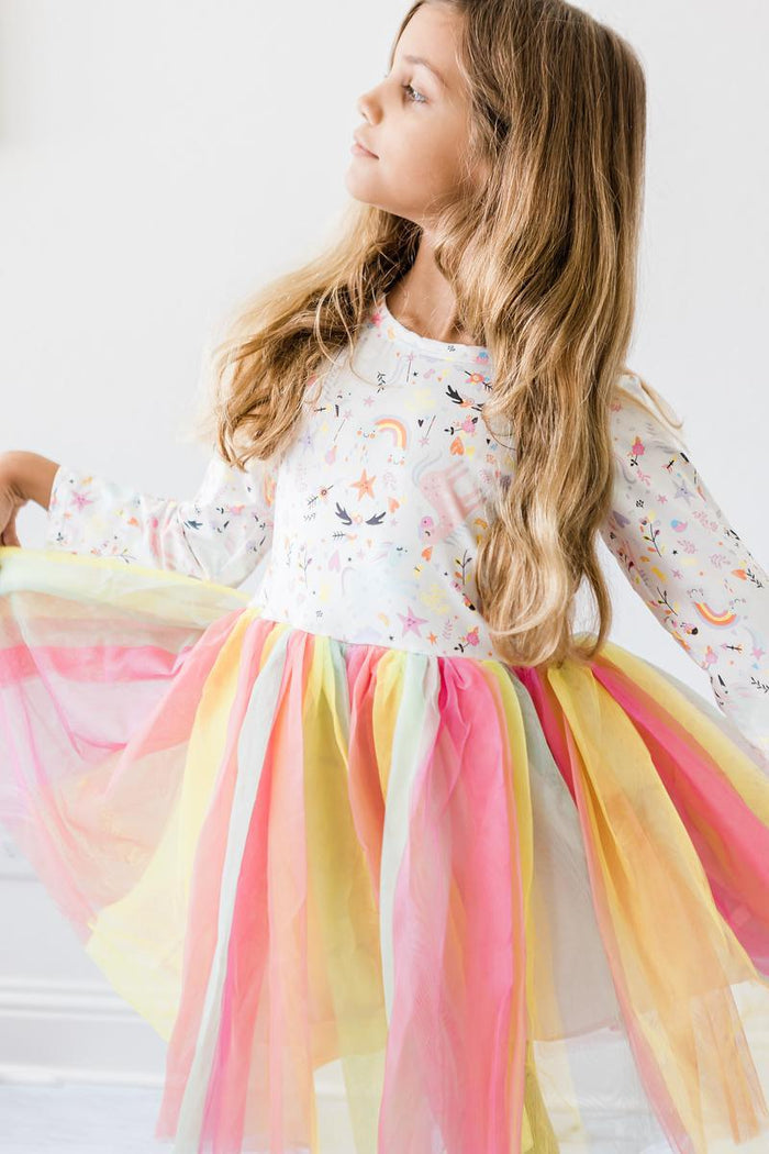 Just Like Magic L/S Tutu Dress-Mila & Rose ®