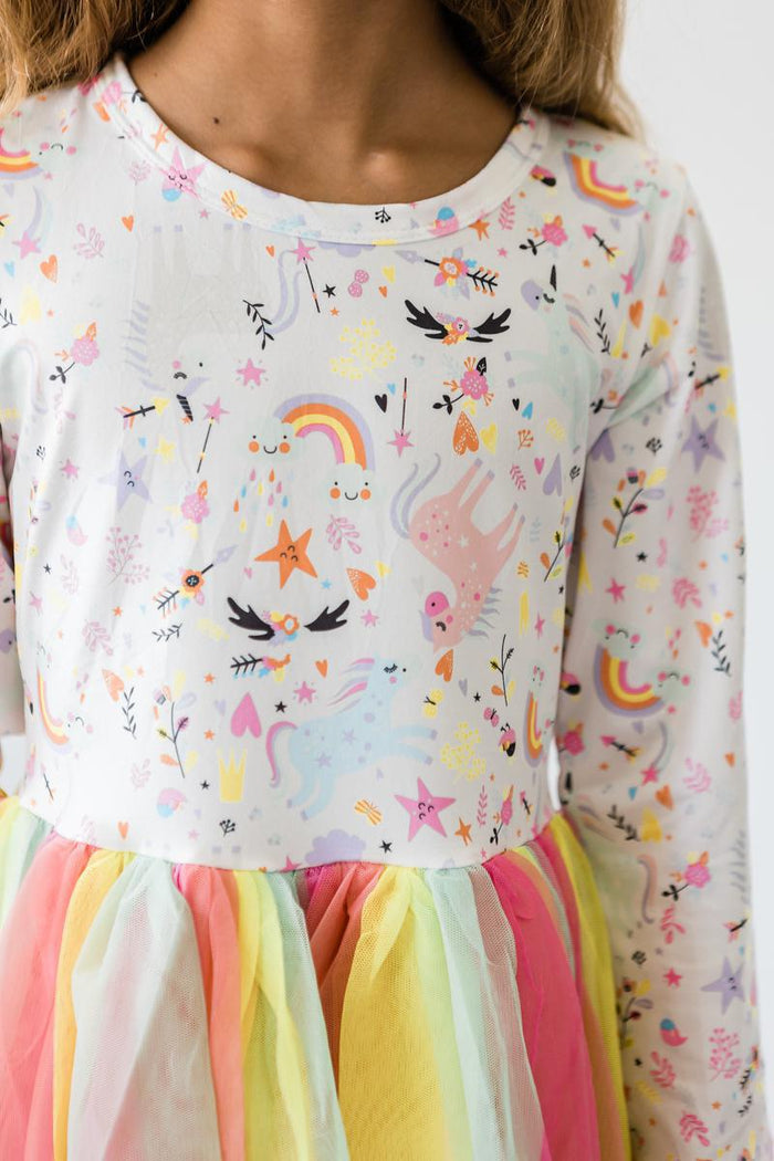 Just Like Magic L/S Tutu Dress-Mila & Rose ®