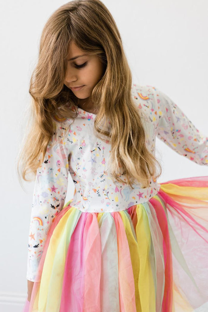 Just Like Magic L/S Tutu Dress-Mila & Rose ®