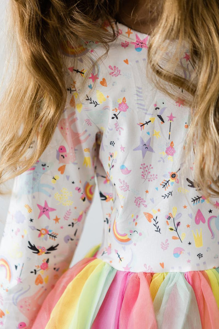 Just Like Magic L/S Tutu Dress-Mila & Rose ®