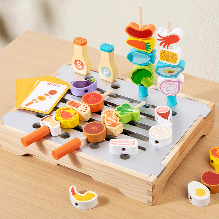 Kitchen Barbecue Grill Educational Toys Parent-Child Interactive Playhouse