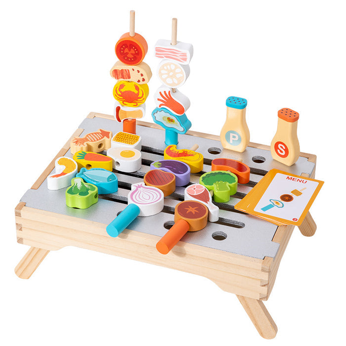 Kitchen Barbecue Grill Educational Toys Parent-Child Interactive Playhouse