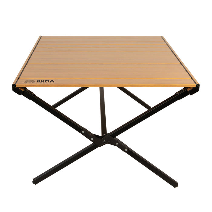 Bamboo Black Kuma Camp Crew Coffee Table 889-KM-CCCT-BAM - Front View | United RV Parts