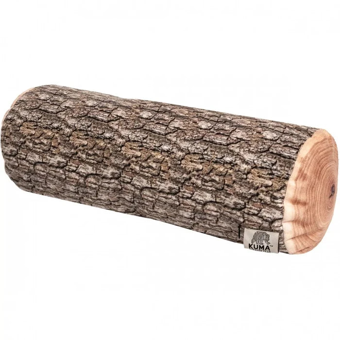 KUMA Log Pillow 421-KM-LP Bark-Print Bolster Throw Pillow - Side View | United RV Parts