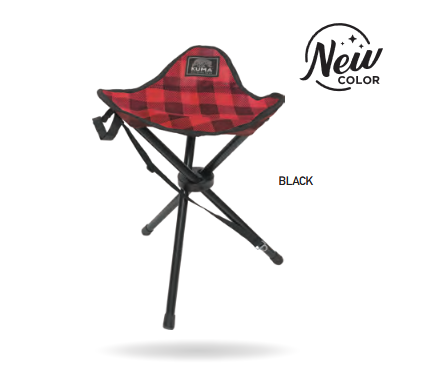 Kuma Tri-Pod Chair 430-KM-TRICH-RB Red Black Plaid New Color - Catalog View | United RV Parts