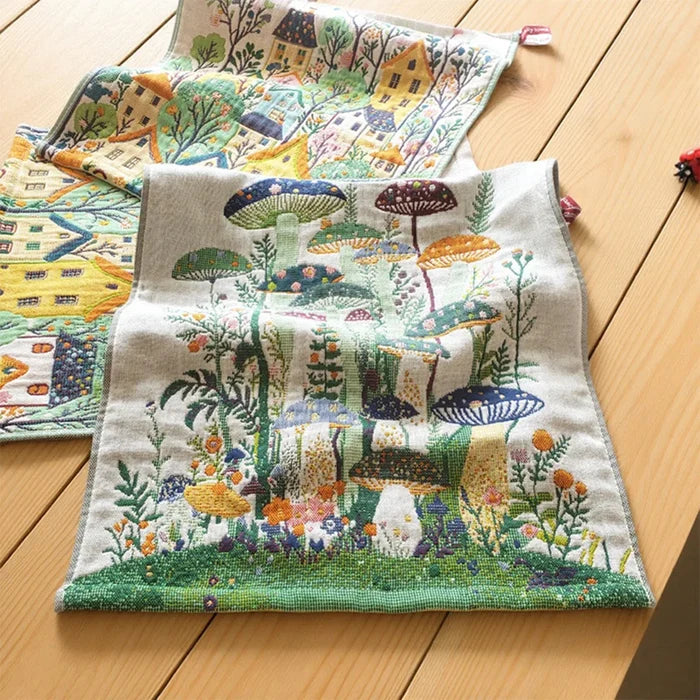 Large Hand Towels Dry Dishcloths, Decorative Tea Towels for Kitchen & Bathroom