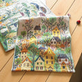 Large Hand Towels Dry Dishcloths, Decorative Tea Towels for Kitchen & Bathroom