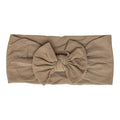 Latte Nylon Bow Headwrap-Mila & Rose ®