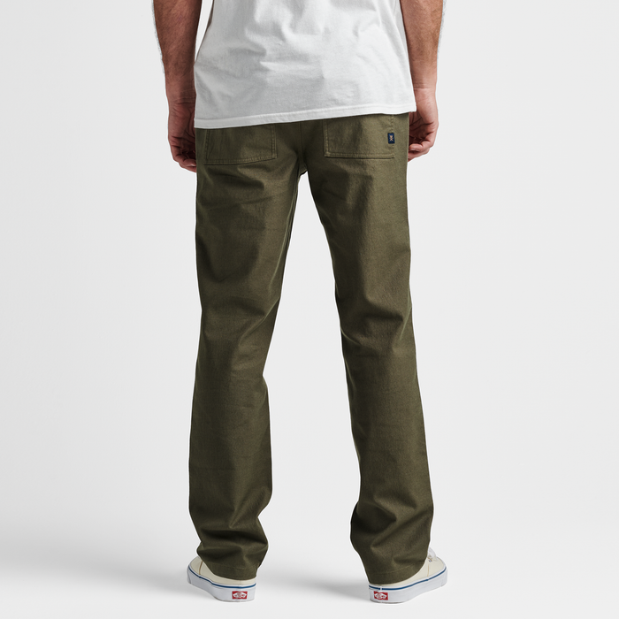 Roark Layover Utility Pants in Military, showcasing a front view of the pants.