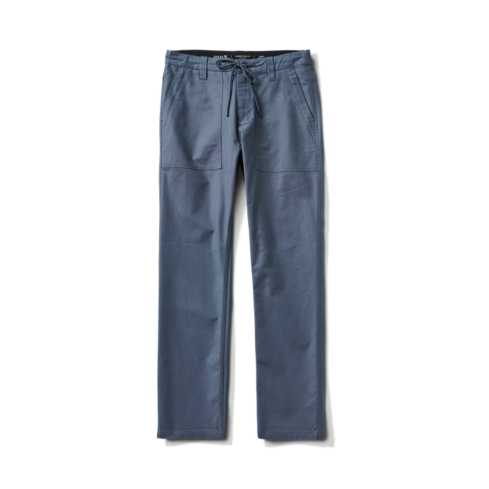 Roark Layover Utility Pants in Orion, showcasing a close-up of the back of the pants.