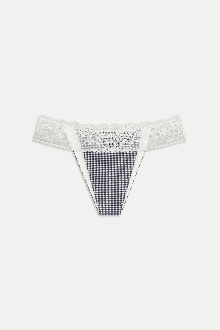 Lea Cheeky Cotton Bikini Bottom - Midnight Wishes