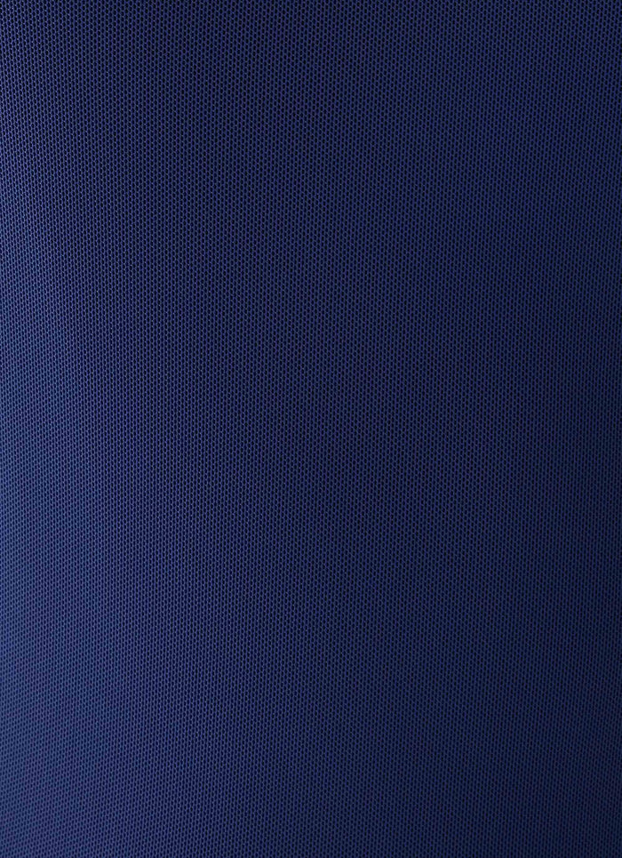 Leeah Mesh Top - Rich Blue