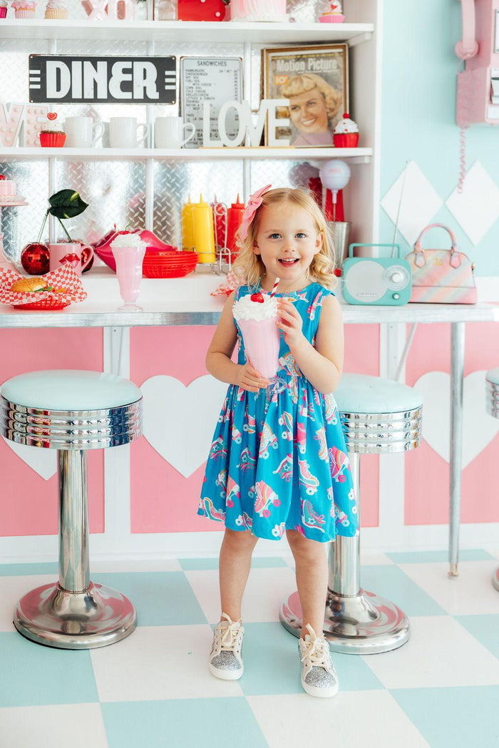Let the Good Times Roll Tank Twirl Dress-Mila & Rose ®