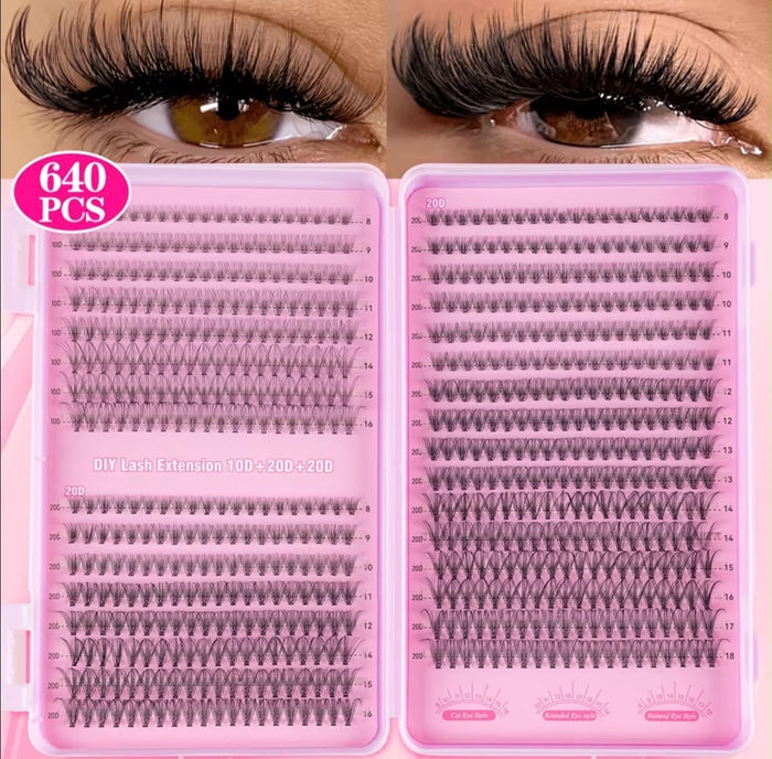 Libro de Pestañas 640 pcs