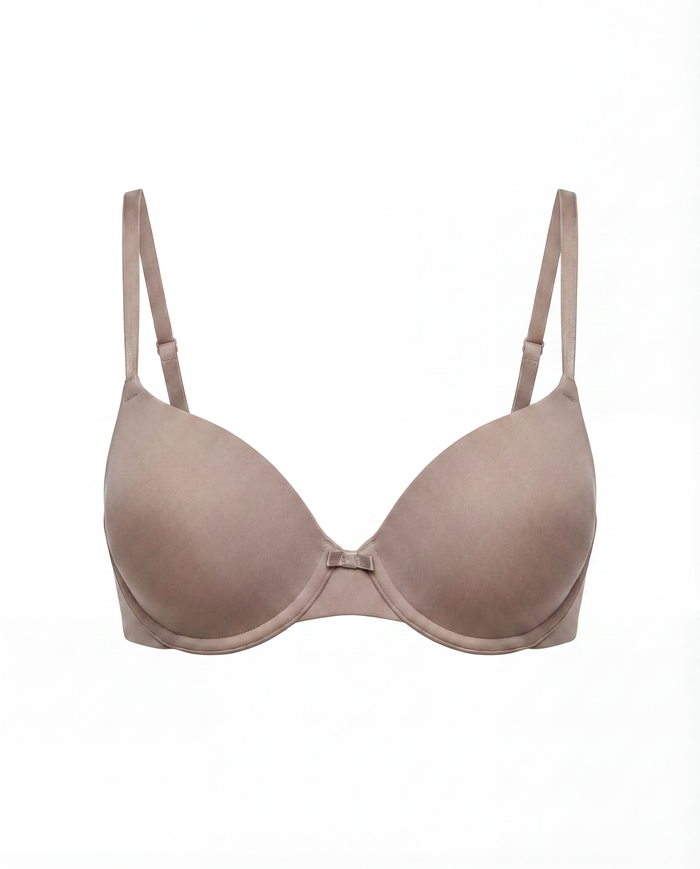 Lightly padded seamless underwire T-shirt bra