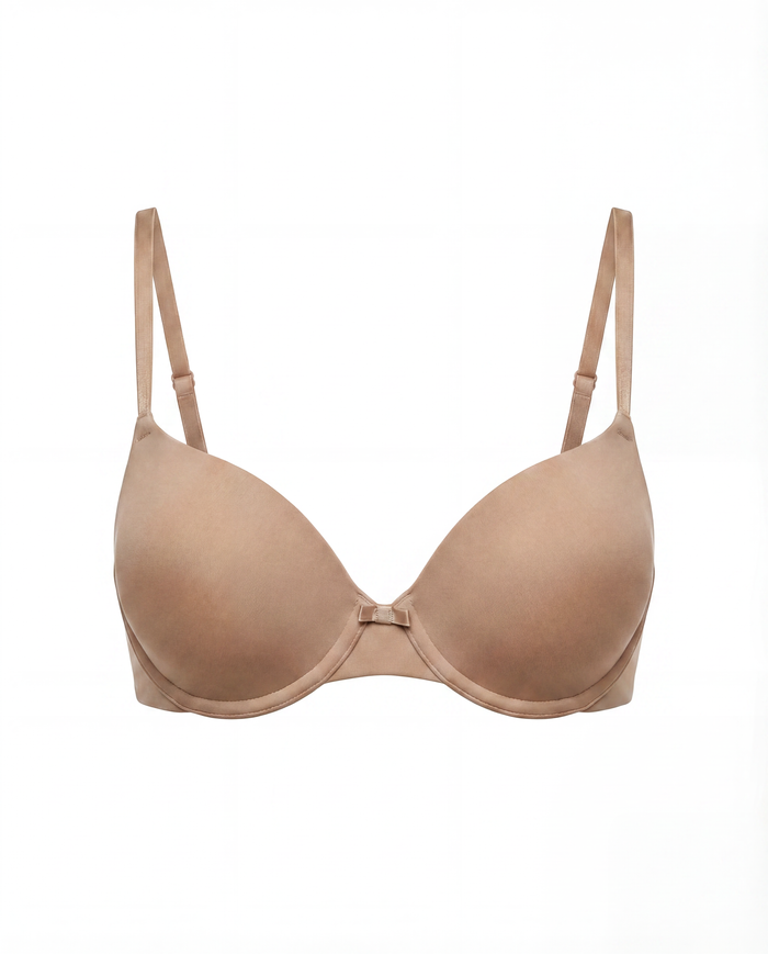 Lightly padded seamless underwire T-shirt bra