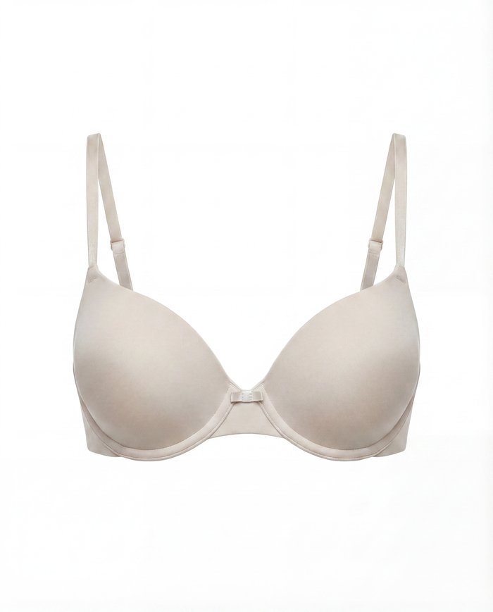 Lightly padded seamless underwire T-shirt bra