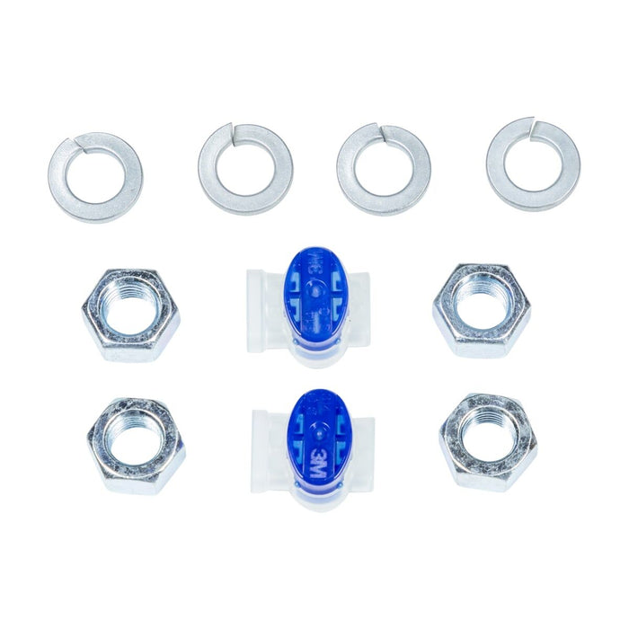 Lippert Electric Brake Assembly 296649 Included Hardware - Lock Washers Hex Nuts Wire Connectors | United RV Parts