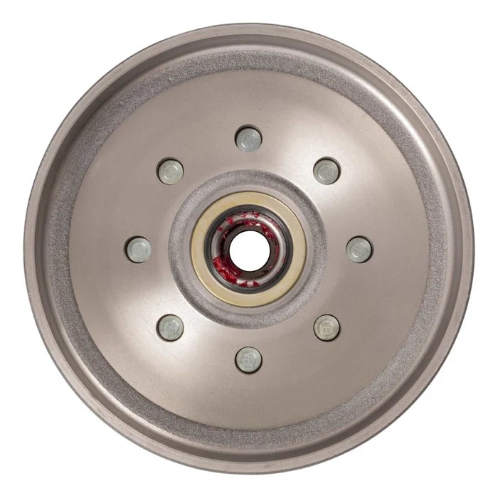 Lippert 12" RV Brake Hub Drum - Rear View Showing Pre-Packed Bearing and Seal | United RV Parts