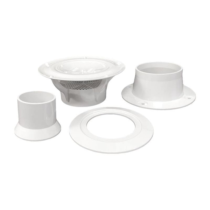White Lippert 360 Siphon Vent Components - Exploded Parts View | United RV Parts
