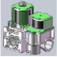 Girard 2GWH-2 Replacement Gas Valve Assembly - 3D View | United RV Parts