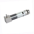 Silver Metal Lippert Schwintek 641948 In-Wall Cable Slide-Out Motor - Side View | United RV Parts