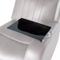 Black Wood Thomas Payne 360 Swivel Desk on Grey RV Chair - Side View | United RV Parts