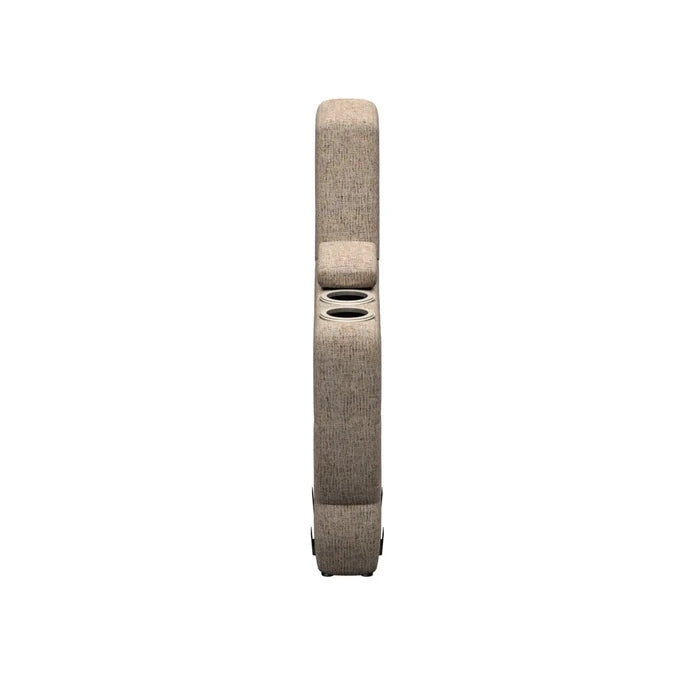 Dellmead Fabric Thomas Payne Seismic RV Center Console - Narrow Front Profile View Showing Cupholders | United RV Parts