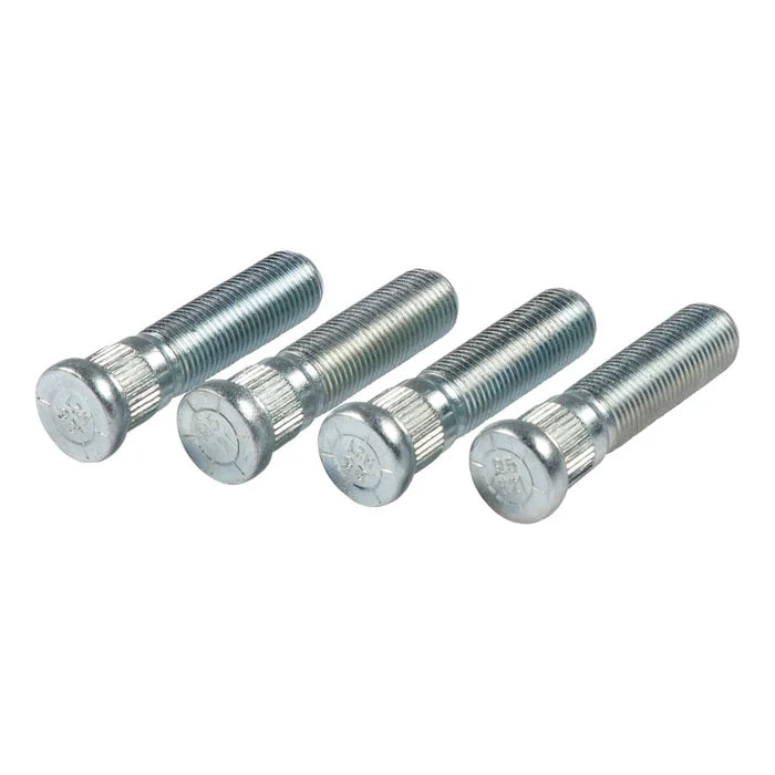 Zinc-Plated Lippert Trailer Axle Wheel Lug Studs 9/16"-18 Thread 4-Pack - Angled View | United RV Parts