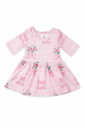 Little Sister Floral 3/4 Twirl Bodysuit-Mila & Rose ®