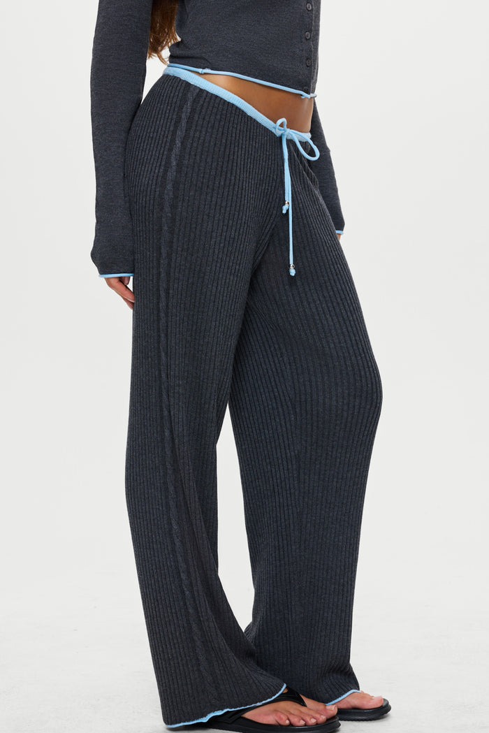 Lochlin Knit Pants- Stone