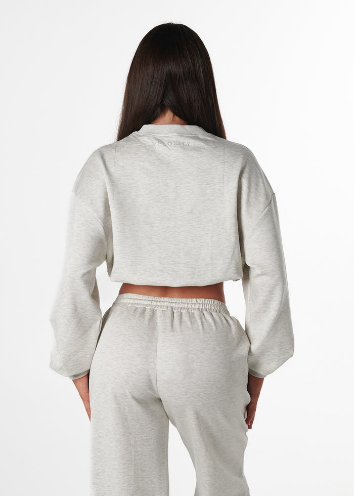 LOUNGE MIDI JUMPER - GREY