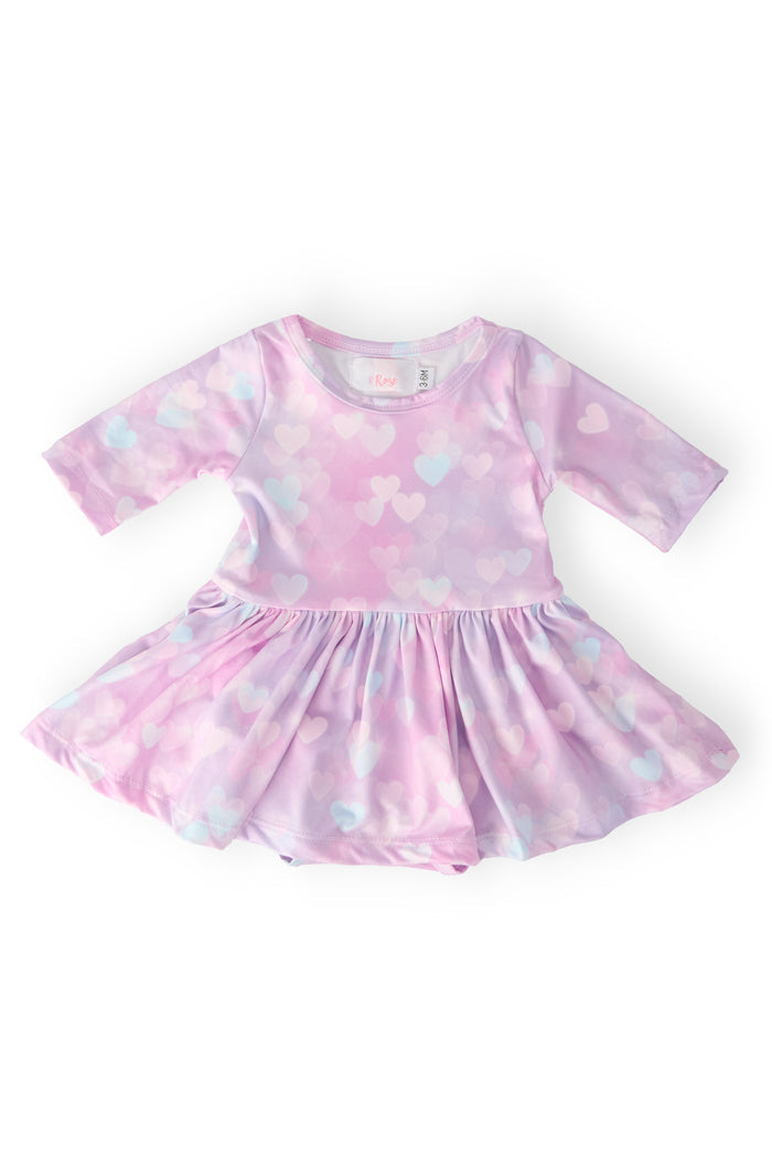 Love Story 3/4 Sleeve Twirl Bodysuit-Mila & Rose ®