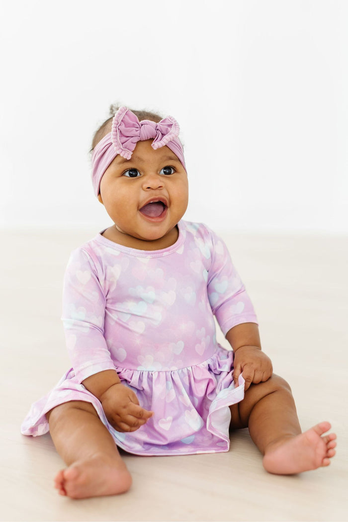 Love Story 3/4 Sleeve Twirl Bodysuit-Mila & Rose ®
