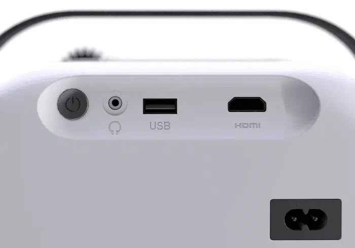 Lumi Labs | Portable Smart Projector – 1080p Full HD, 200 ANSI Lumens | Lumi-1 | Bluetooth, HDMI, USB & AUX | 4K Compatible | 1080P