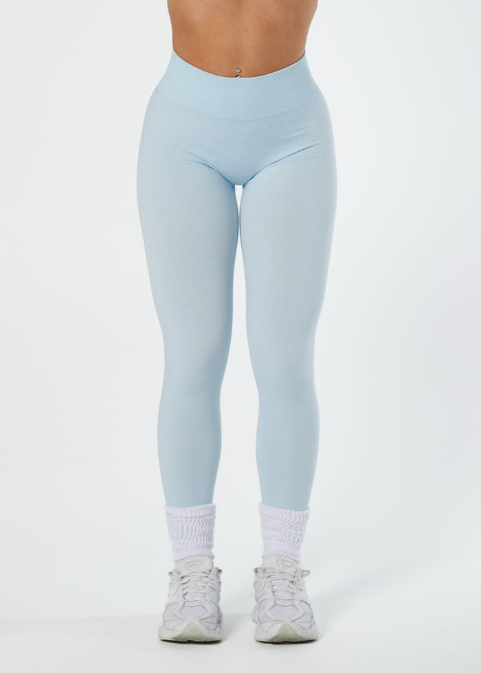 LUXE SCRUNCH LEGGINGS - SKY