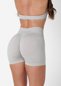 LUXE SCRUNCH SHORTS - CLOUD