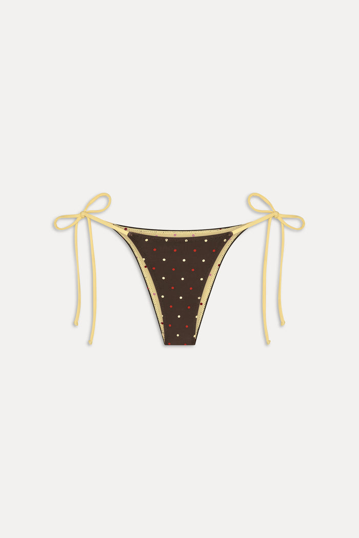 Mackenzie Cheeky String Bikini Bottom - Honey Bug