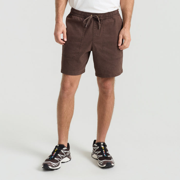 Versatile Roark men's shorts displayed in an adventure-ready style, suitable for travel, outdoor activities, and water sports.