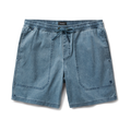 Bermuda and boardshorts on display, perfect for adventure and travel with Roark's distinctive outdoor style.